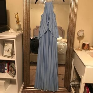 ASOS pleated maxi dress